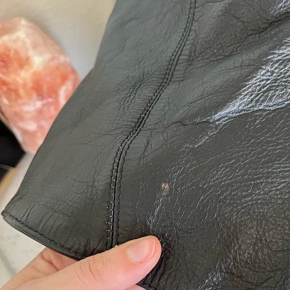 Motorcycle Apparel Industry Shaf Black Motorcycle Leather Jacket Men’s Size L - Picture 15 of 15